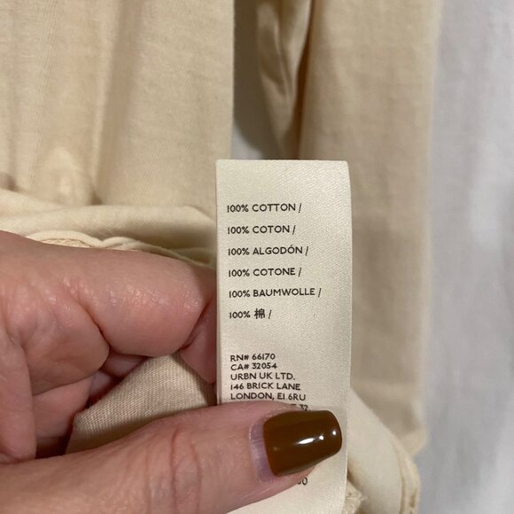 Free People We the Free Free People Clover Top in Oatmeal Size M - Picture 4 of 7